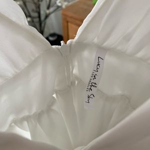 Lucy in the sky white dress size small